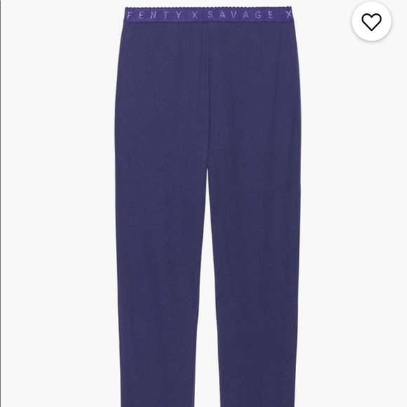 Savage X Navy Blue Lounge Jersey Leggings - Picture 5 of 9